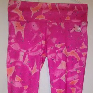 Adidas Pink Multi Color Climalite Activewear